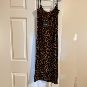 Spaghetti trap midi dress